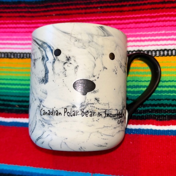 Canadian Polar Bear in Snowstorm by Per Mug - Picture 1 of 7